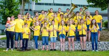 Foto (von Marktmusik Frankenburg): Das Jugendorchester der MMK Frankenburg