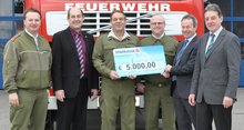 Großspende für neues Löschfahrzeug am Donnerstag, 22. Januar 2015
