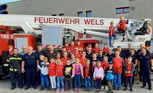 Besuch der FF Wels am Montag, 31. Oktober 2022