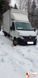 Fahrzeugbergung Klein-LKW Hochlehen am Montag,  7. Februar 2022
