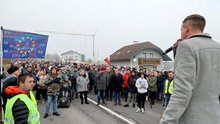 Nun doch Kundgebung nahe dem Asylquartier am Dienstag, 10. Januar 2023, Copyright siehe www.meinbezirk.at