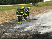 Übung Feldbrand am Freitag,  4. August 2023