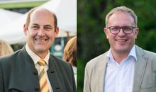 Die beiden Bürgermeisterkandidaten: Johann Baumann (SPÖ) und Florian Fellinger (ÖVP)