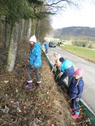 Amphibienzaun 2016 Frankenburg am Montag, 29. Februar 2016