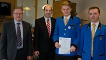 Verdienstmedaille in Bronze: Berer Mathias am Donnerstag, 10. März 2016