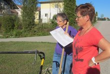 Lang ist die Liste der Blumen die Hannelore Seiringer und Gertrud Groß anbauten. am Samstag, 23. April 2016