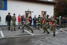 Naßlöschübung der FFF am Freitag, 11. Oktober 2013
