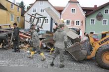 Hagel und Unwetter: Momentan 60 Feuerwehren im Einsatz am Sonntag,  9. Juni 2013