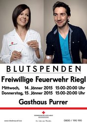 14. - 15. 01. 2015 - Blutspendeaktion am Freitag, 19. Dezember 2014