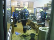 Brand in der Schule am Montag,  4. Mai 2015