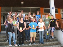 NMS Frankenburg unterstützt Krebshilfe am Montag, 15. Juni 2015