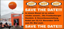 SAVE THE DATE!!! am Dienstag, 11. Oktober 2016