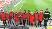 Jugend in der Fußball Bundesliga am Samstag, 22. April 2017