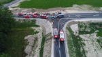 Feuerwehren übten an neuer Überführung Schulbusunfall am Mittwoch,  6. September 2017, Copyright siehe www.meinbezirk.at