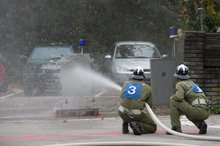 Benefiz Naßlöschübung am Samstag, 30. September 2017