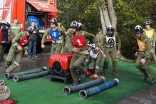 Benefiz Naßlöschübung am Samstag,  7. Oktober 2017