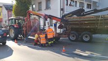 Technischer Einsatz Reifenverlust am Marktplatz am Donnerstag, 16. August 2018