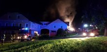 Brand landwirtschaftliches Objekt am Mittwoch,  5. September 2018
