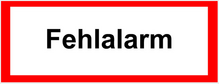 Fehlalarm am Sonntag,  6. Januar 2019
