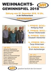 Plakat Gewinner 2018