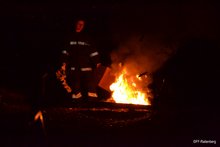 Übung Böschungsbrand im Wald am Freitag, 20. September 2019