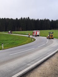 Großeinsatz entlang der L509 am Freitag, 20. November 2020