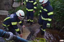 6.Allgemeine Übung 2021 Wasser aufstauen am Freitag, 27. August 2021