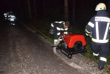 Herbstübung Brand Gebäude mit Menschenansammlung Redltalerhof am Freitag, 15. Oktober 2021