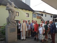 Christophorus-Statue erneuert und geweiht am Donnerstag, 11. August 2022, Copyright siehe www.meinbezirk.at